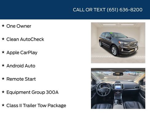 Used 2020 Ford Edge Titanium w/ Class II Trailer Tow Package image 5