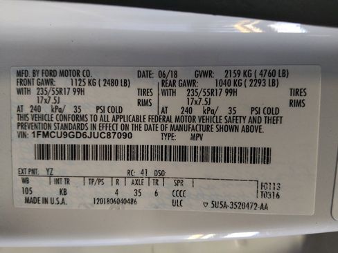 Used 2018 Ford Escape SE image 33