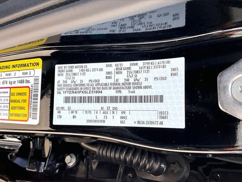 New 2025 Ford Ranger XLT w/ Equipment Group 301A High image 11