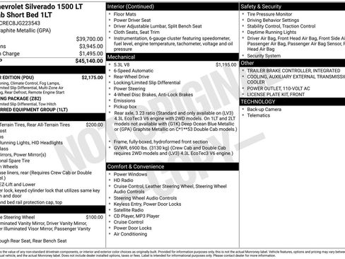 Used 2018 Chevrolet Silverado 1500 LT w/ All Star Edition image 8