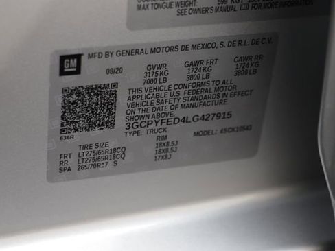 Used 2020 Chevrolet Silverado 1500 LT Trail Boss image 26