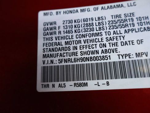Used 2022 Honda Odyssey Elite image 13