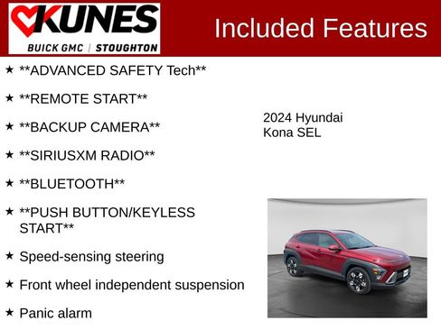 Used 2024 Hyundai Kona SEL FWD image 2