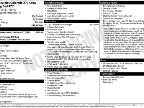 Used 2018 Chevrolet Colorado Z71 image 36