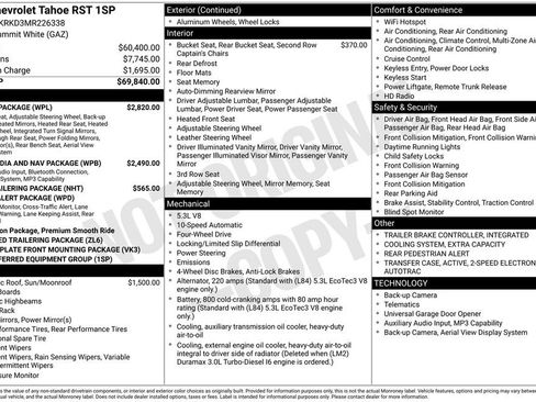Certified 2021 Chevrolet Tahoe RST w/ Luxury Package image 38