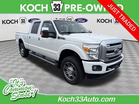 Used 2013 Ford F350 Platinum w/ Snow Plow Prep Pkg image 1