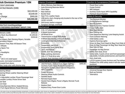 Used 2018 Buick Envision Premium AWD/4WD image 2