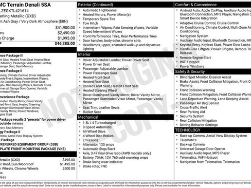 New 2026 GMC Terrain Denali image 45