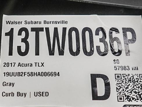Used 2017 Acura TLX w/ Technology Package FWD image 31
