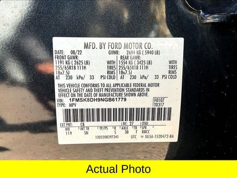 Used 2022 Ford Explorer XLT w/ Equipment Group 202A image 36