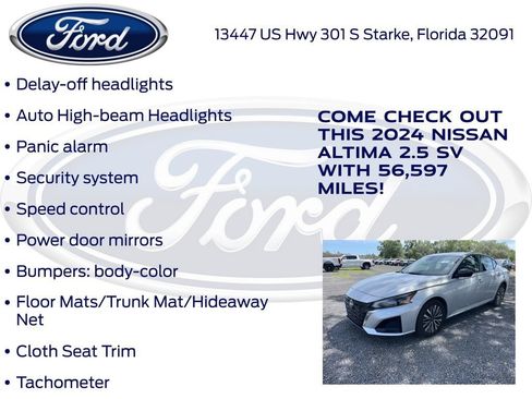 Used 2024 Nissan Altima 2.5 SV FWD image 22