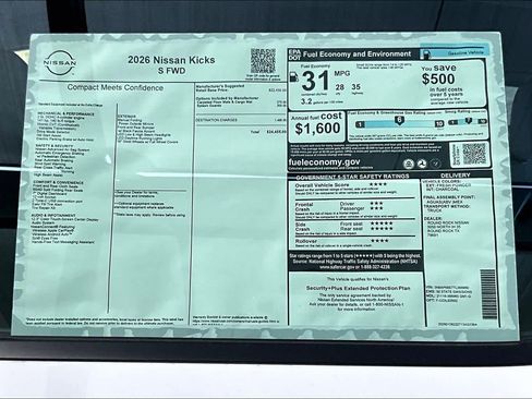 New 2026 Nissan Kicks S image 19