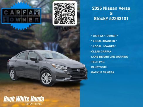Used 2025 Nissan Versa S w/ Trunk Package image 7