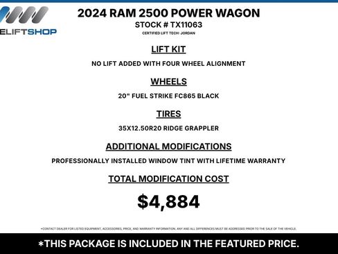 Used 2024 RAM 2500 Power Wagon w/ Level 1 Equipment Group AWD/4WD image 3