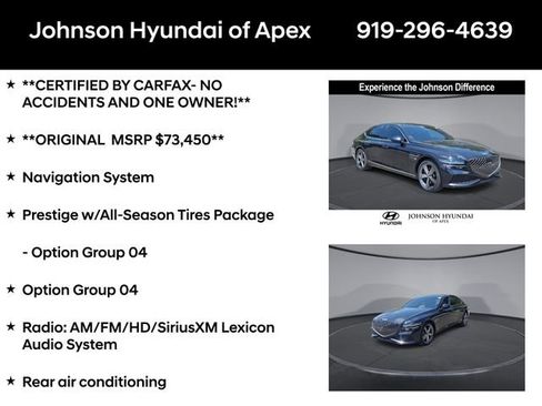 Used 2023 Genesis G80 3.5T Sport AWD/4WD image 6
