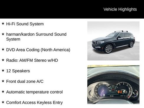 Used 2019 BMW X3 xDrive30i w/ Premium Package image 15