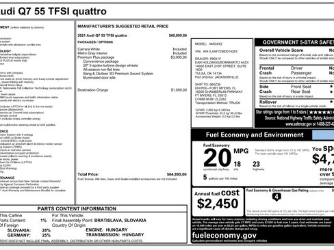 Used 2021 Audi Q7 3.0T Premium Plus image 2