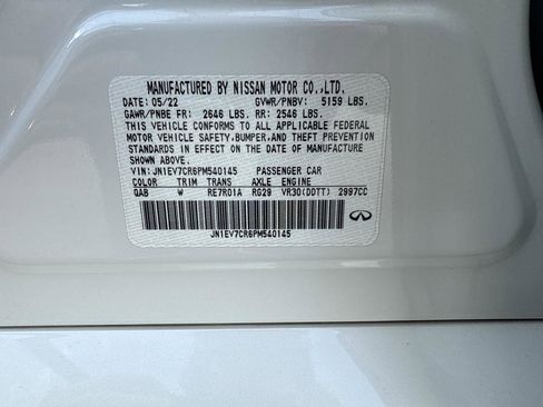 Used 2023 INFINITI Q50 Sensory image 27