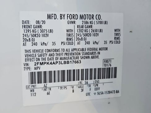 Used 2020 Ford Edge ST w/ Cold Weather Package image 36