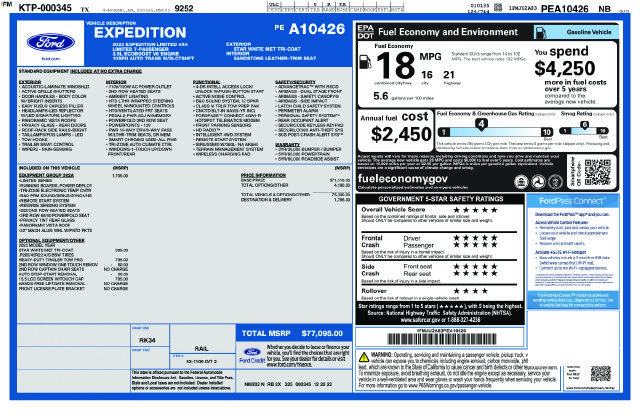 Used 2023 Ford Expedition Limited AWD/4WD image 2