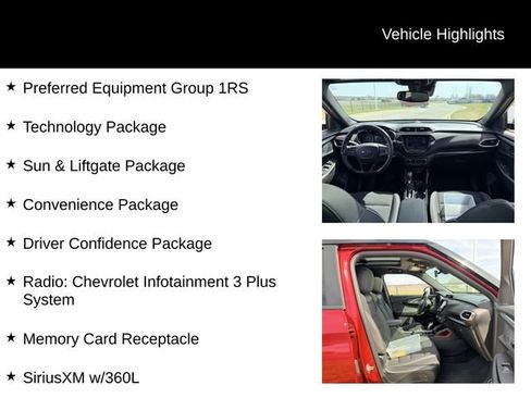 Used 2021 Chevrolet TrailBlazer RS w/ Sun and Liftgate Package image 12