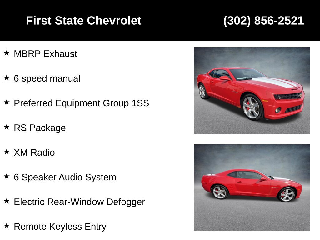 Used 2010 Chevrolet Camaro SS w/ RS Package RWD image 4