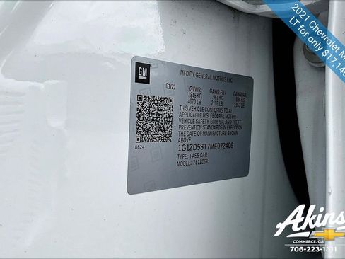 Used 2021 Chevrolet Malibu LT image 17