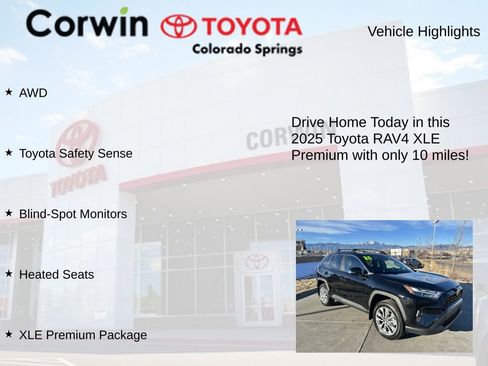 Used 2025 Toyota RAV4 XLE Premium w/ Weather Package image 7