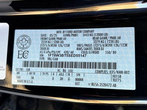 Used 2025 Ford F350 Lariat w/ Black Appearance Package image 39