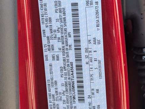 New 2026 Ford Escape ST-Line w/ Tech Pack #1 image 26