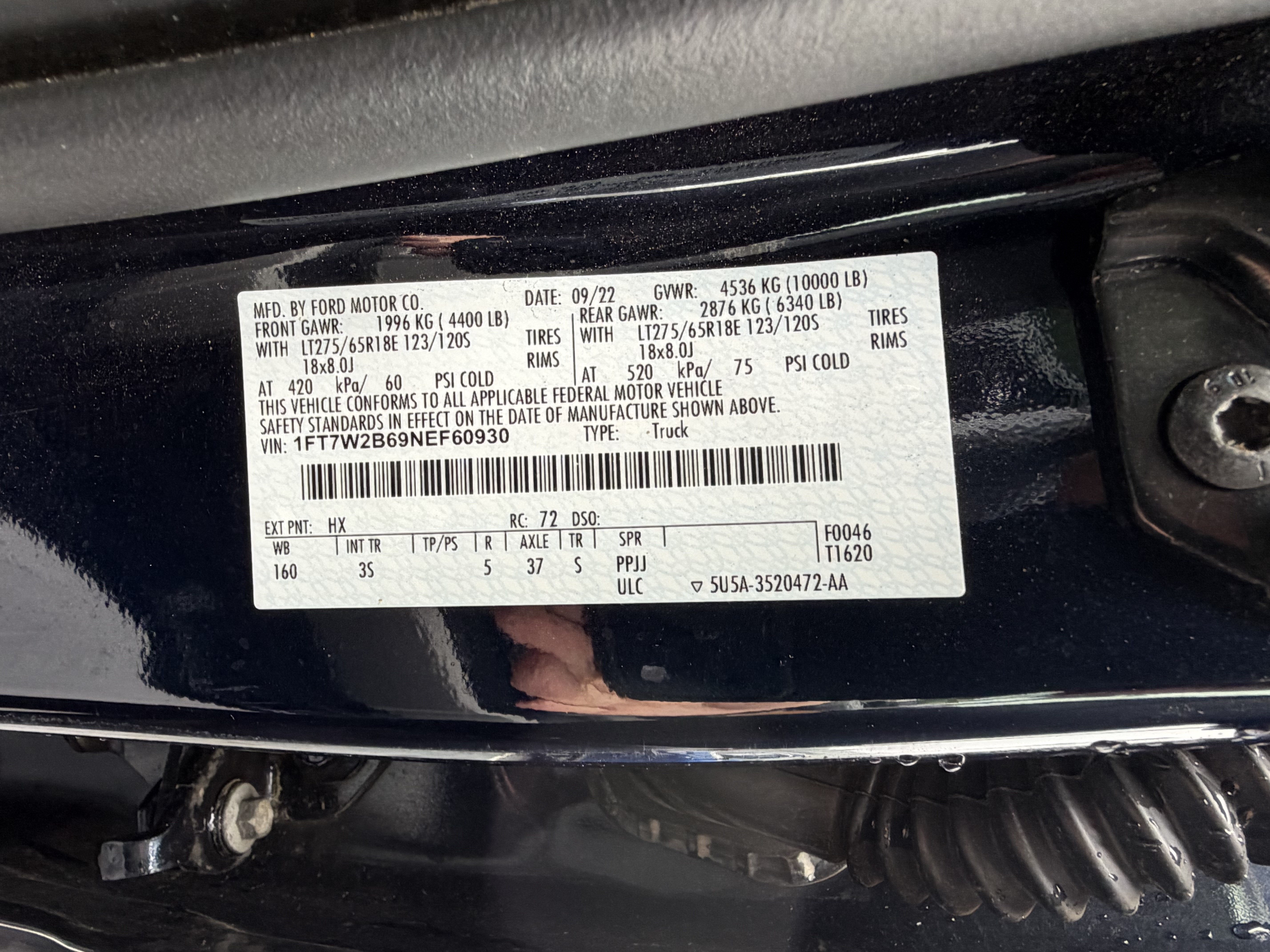 Used 2022 Ford F250 4x4 Crew Cab Super Duty image 49