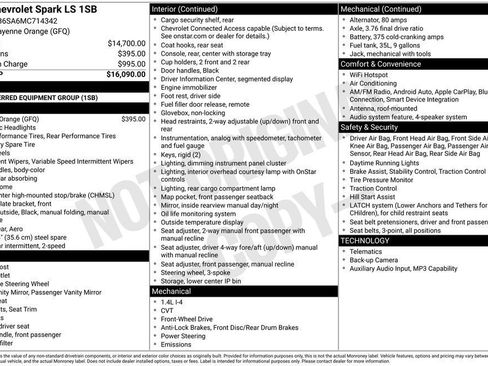 Used 2021 Chevrolet Spark LS FWD image 29