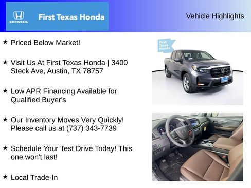 New 2026 Honda Ridgeline RTL image 5