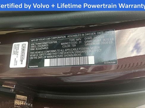 Certified 2026 Volvo XC60 B5 Ultra w/ Protection Package Premier image 45