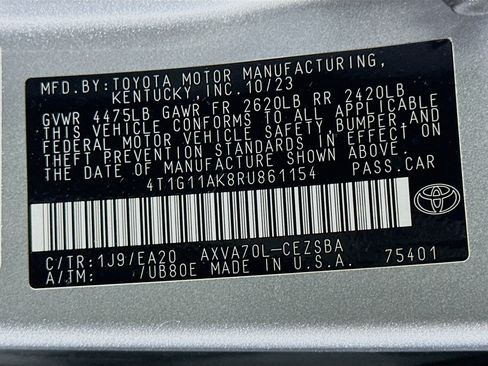 Used 2024 Toyota Camry SE FWD image 12