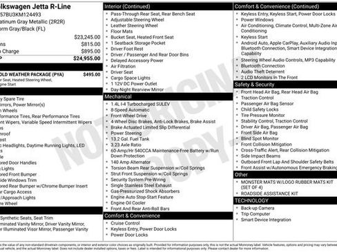 Used 2019 Volkswagen Jetta R-Line w/ R-Line Cold Weather Package image 15