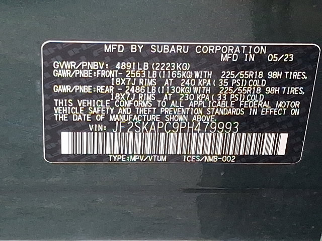 Certified 2023 Subaru Forester Limited AWD/4WD image 29