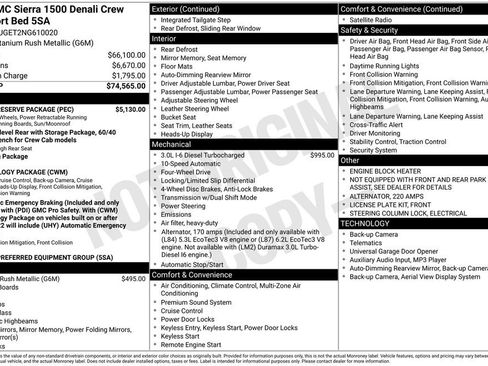 Used 2022 GMC Sierra 1500 Denali w/ Denali Reserve Package image 5