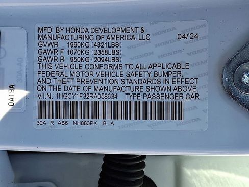 Used 2024 Honda Accord EX image 28