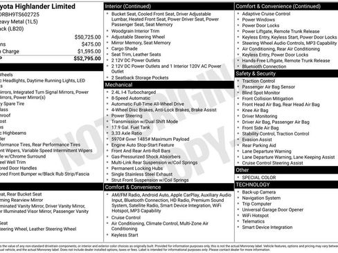 Certified 2026 Toyota Highlander Limited AWD/4WD image 31