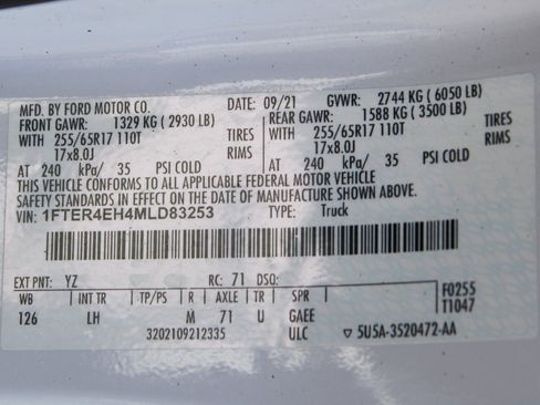 Used 2021 Ford Ranger XLT w/ Equipment Group 301A Mid image 41