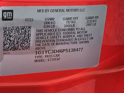 Used 2023 Chevrolet Corvette Stingray Premium Conv w/ Z51 Performance Package RWD image 62