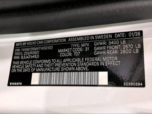 New 2026 Volvo XC60 B5 Ultra w/ Protection Package Premier image 11