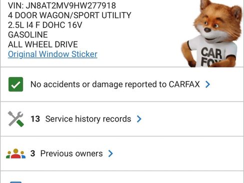 Used 2017 Nissan Rogue SV w/ SV Premium Package image 2