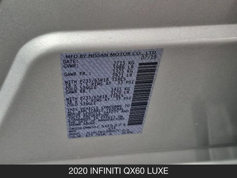 Used 2020 INFINITI QX60 Luxe w/ Essential Package FWD image 27