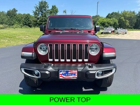 Used 2021 Jeep Wrangler Unlimited Sahara w/ Uconnect 4C Nav & Sound Group AWD/4WD image 8