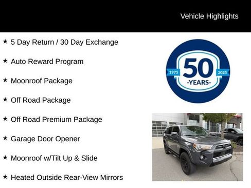 Used 2024 Toyota 4Runner TRD Off-Road Premium w/ Moonroof Package AWD/4WD image 5