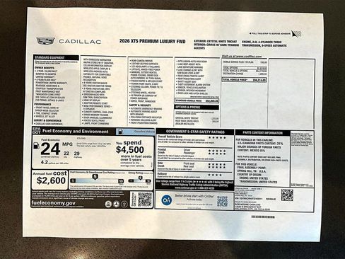 New 2026 Cadillac XT5 Premium Luxury image 14