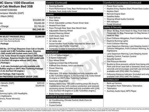 New 2026 GMC Sierra 1500 Elevation w/ Elevation Select Package AWD/4WD image 37