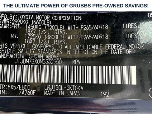 Used 2022 Lexus GX 460 w/ Accessory Package AWD/4WD image 44
